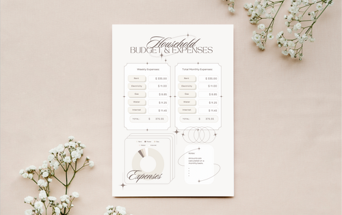 Beige Budget Planner Template — Canva
