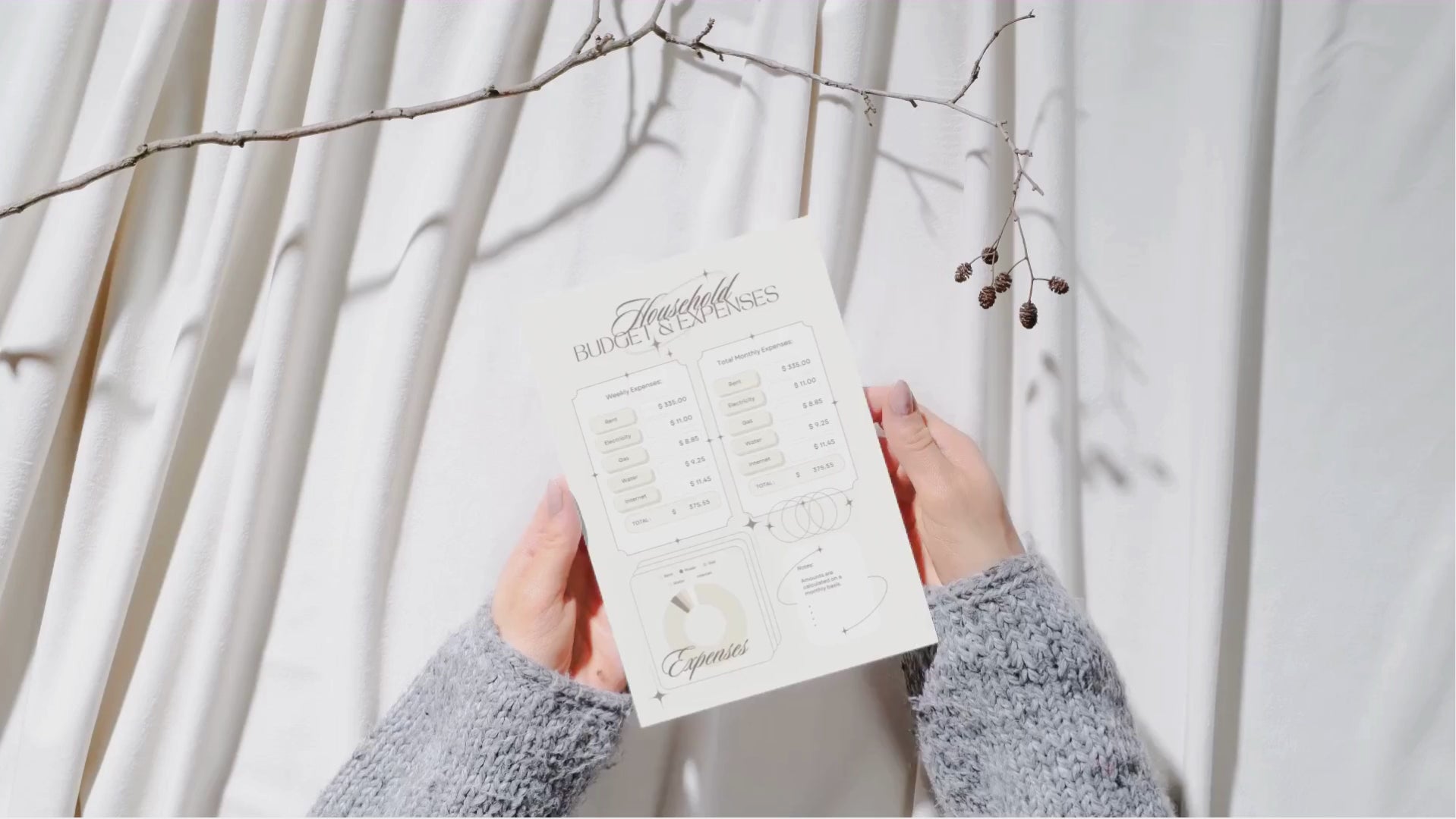 Beige Budget Planner Template — Canva